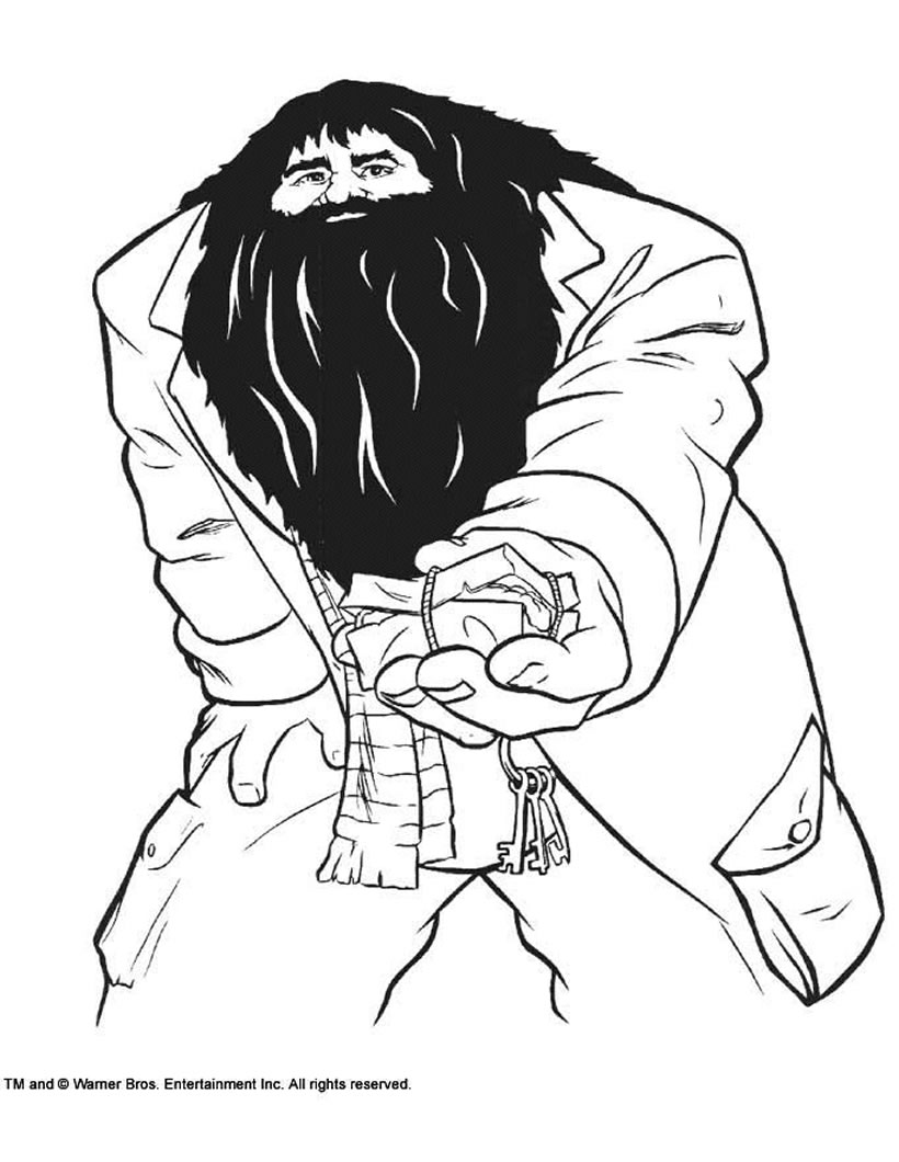 820x1060 Harry Potter Coloring Pages