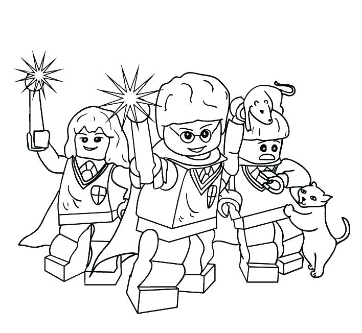 708x652 Lego Harry Potter Coloring Pages Harry Potter Coloring Pages Harry