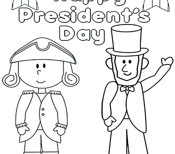 678x600 Presidents Day Coloring Pages