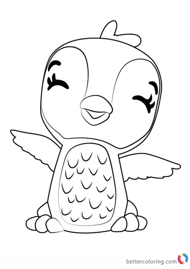 Giggling Penguala From Hatchimals Coloring Pages 660x931 Giggling Penguala From Hatchimals Coloring Pages
