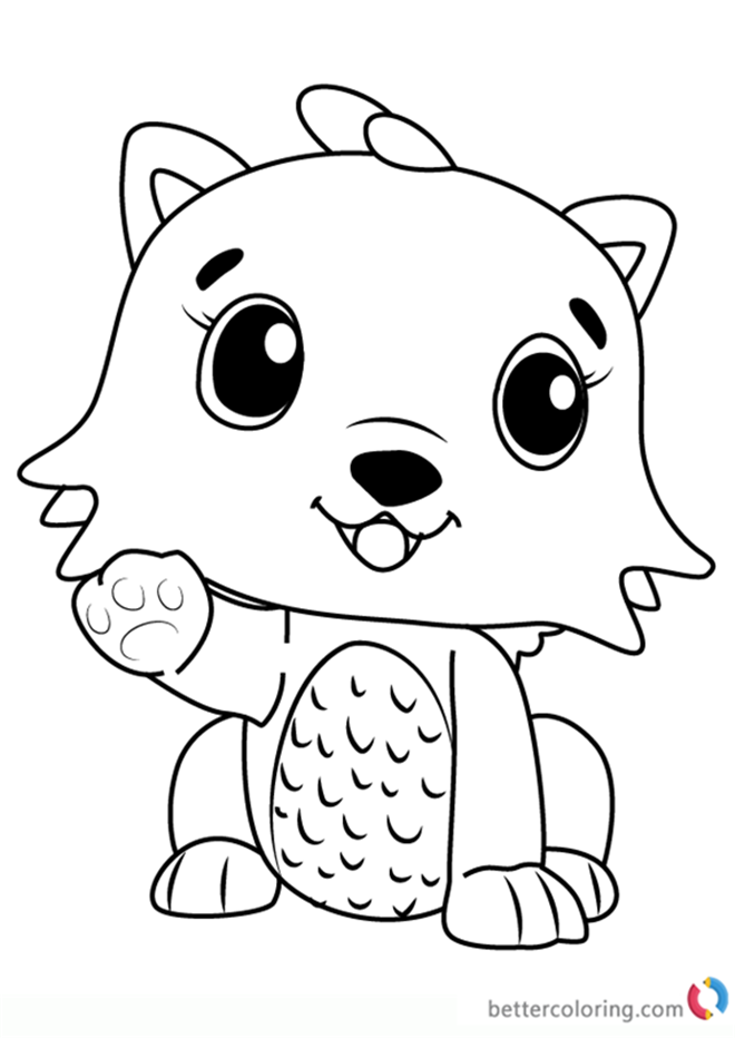 Kittycan From Hatchimals Coloring Pages 660x932 Kittycan From Hatchimals Coloring Pages
