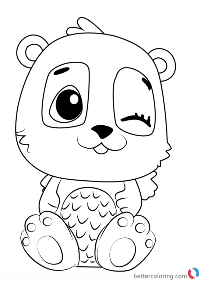 Pandor From Hatchimals Coloring Pages 660x931 Pandor From Hatchimals Coloring Pages
