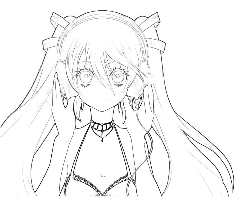 800x667 Hatsune Miku Coloring Pages 15 Pics Of Vocaloid Ideas Get Bubbles