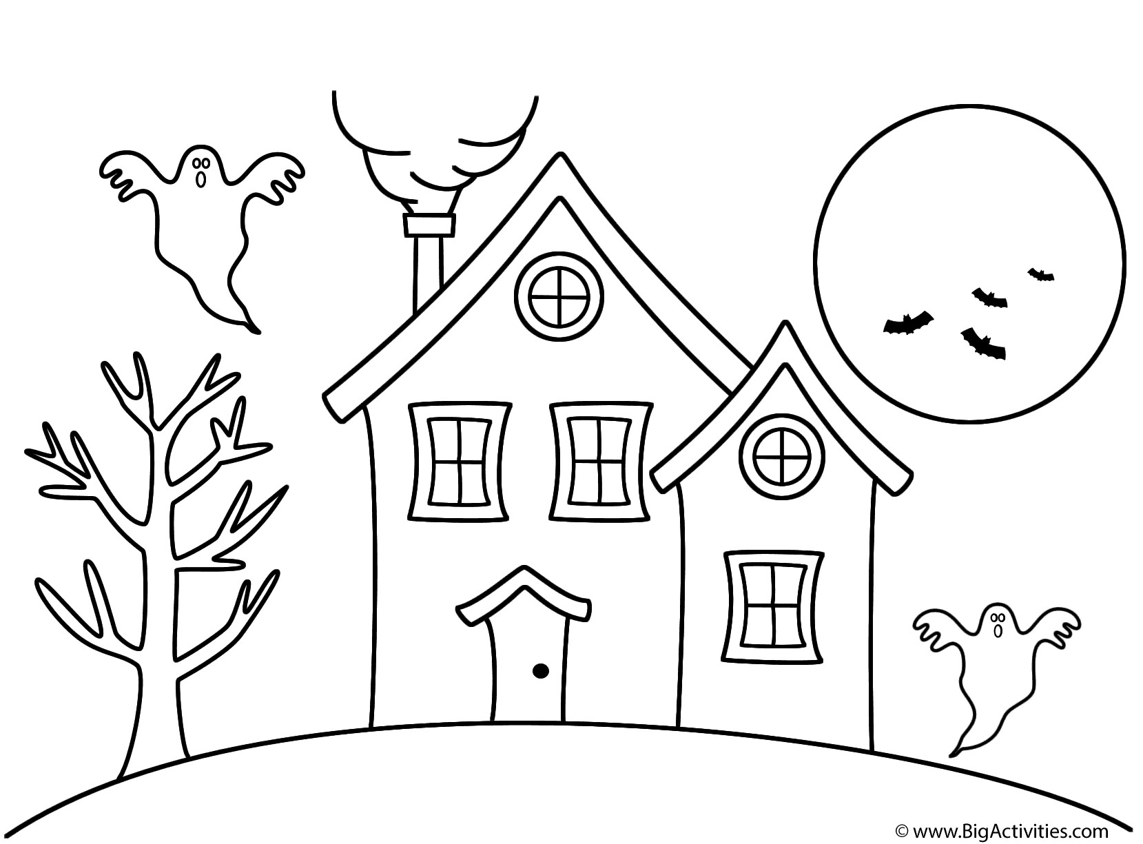 Haunted Mansion Coloring Pages at GetColorings.com | Free printable