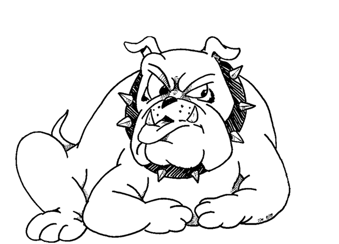 Bulldog Coloring Pages 0 1100x792 Bulldog Coloring Pages 0