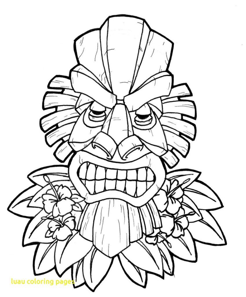 849x1024 Luau Coloring Pages General Themed Party High Quality Pictures