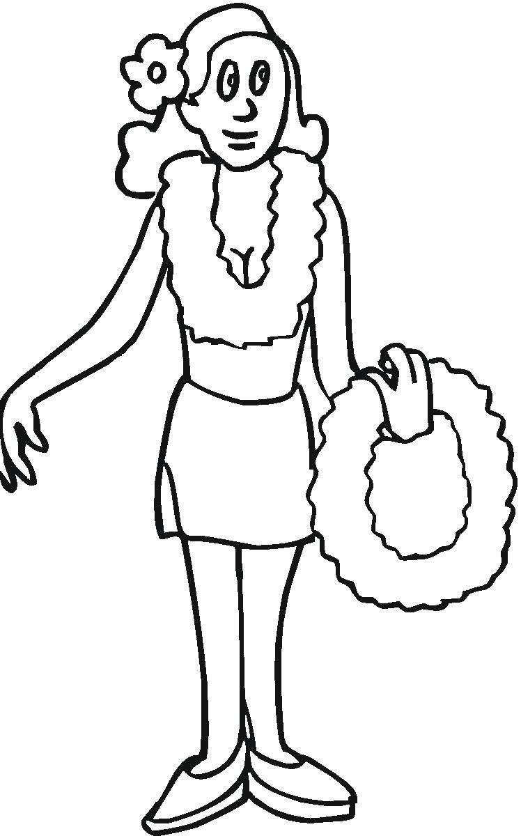 748x1200 Luau Coloring Pages