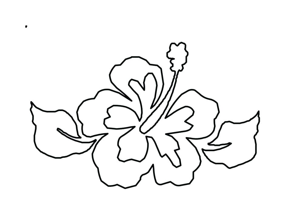Hawaiian Flower Coloring Pages Hibiscus Tropical On Drawing Sheets 940x705 Hawaiian Flower Coloring Pages Hibiscus Tropical On Drawing Sheets