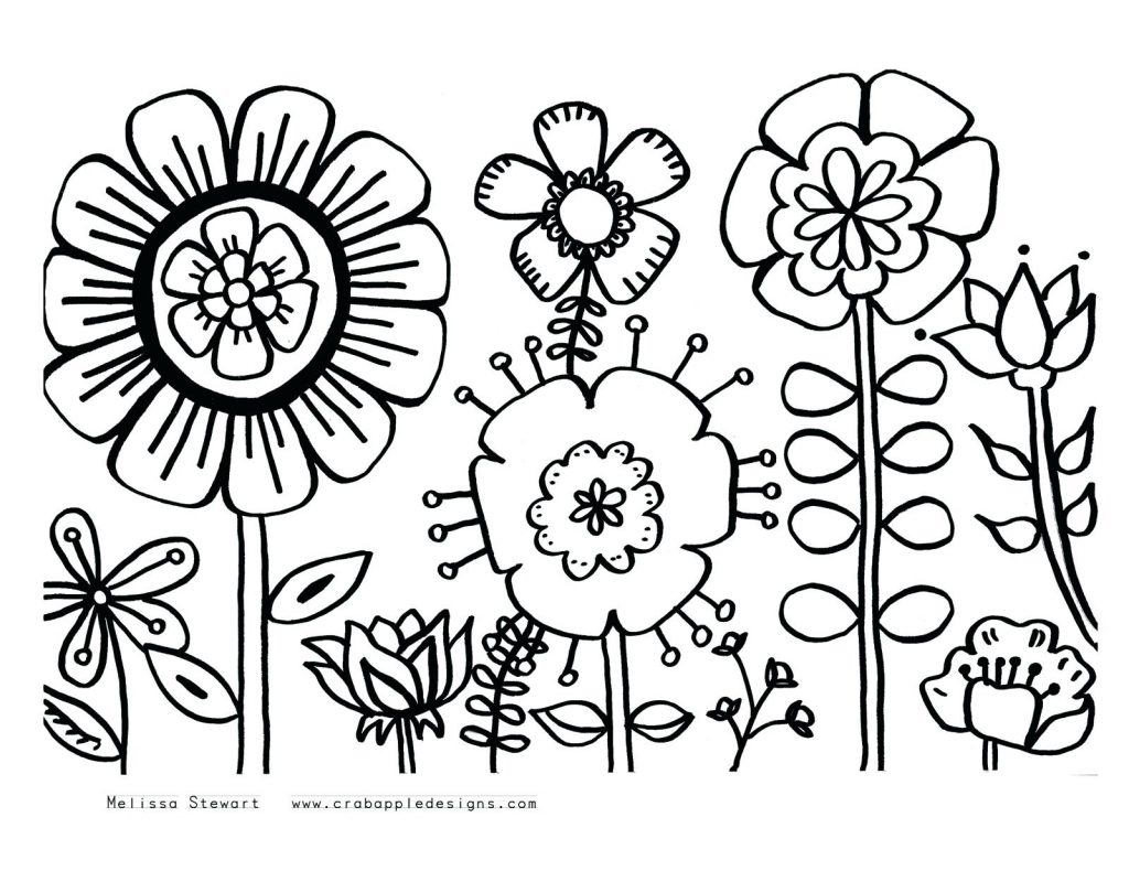 Coloring Pages ~ Hawaiian Coloring Pages Flowers Page Flower Paint 1024x790 Coloring Pages ~ Hawaiian Coloring Pages Flowers Page Flower Paint