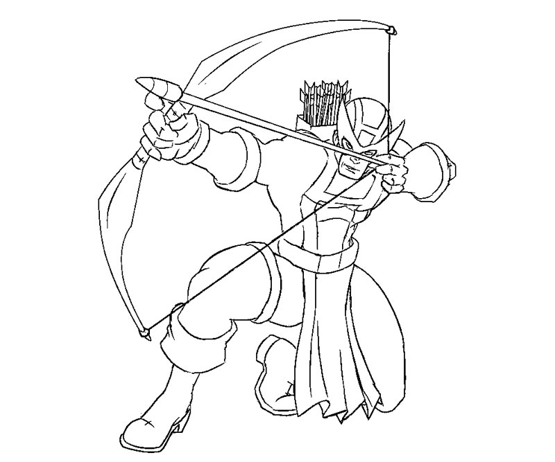800x667 Hawkeye Coloring Pages To Download And Print For Free