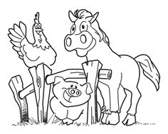 Hay Bale Coloring Page