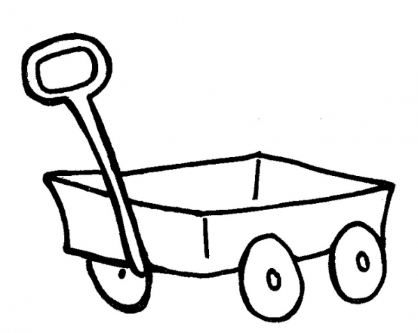 Hay Wagon Coloring Page Coloring Page 600x477 Hay Wagon Coloring Page Coloring Page
