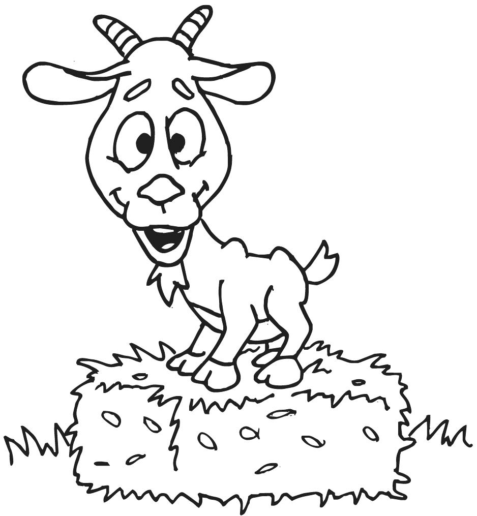 Unique Goat Page To Color Design Printable Coloring Sheet 938x1015 Unique Goat Page To Color Design Printable Coloring Sheet