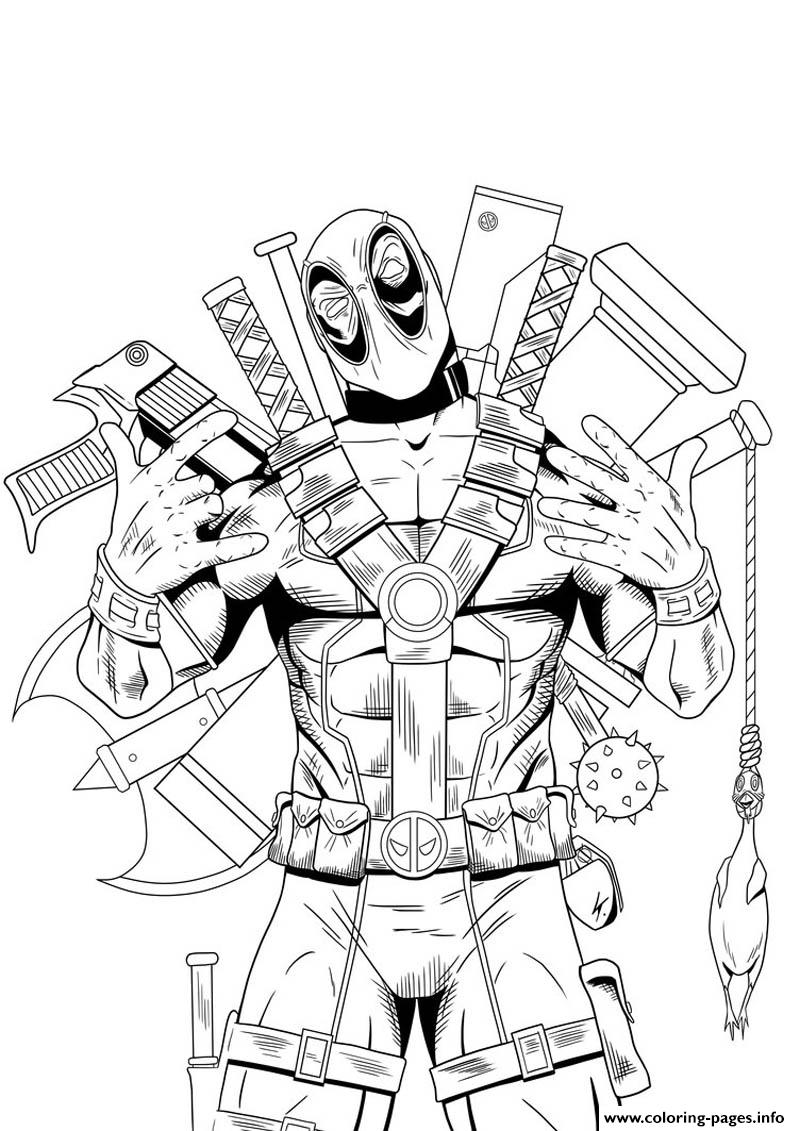 Deadpool Hight Quality Hd Coloring Pages Printable 800x1131 Deadpool Hight Quality Hd Coloring Pages Printable