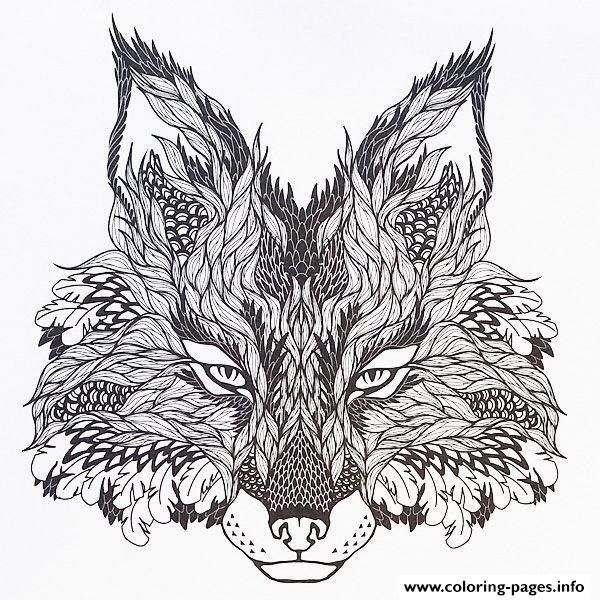 Print Adults Difficult Animals Wolf Hd Color Coloring Pages 600x600 Print Adults Difficult Animals Wolf Hd Color Coloring Pages