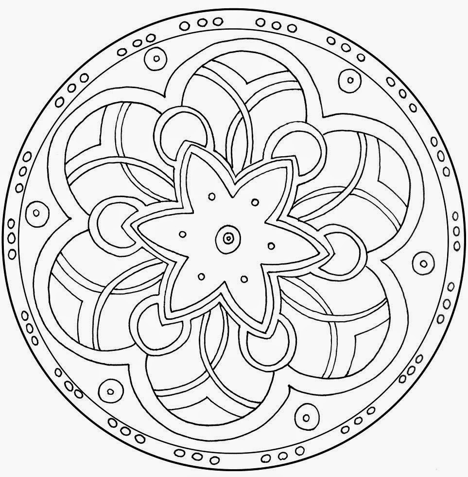 Printable Mandalas Star Hd Coloring Pages For Adults 963x980 Printable Mandalas Star Hd Coloring Pages For Adults