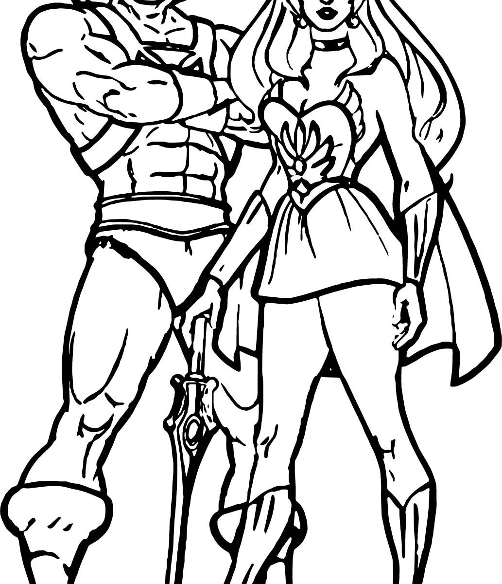 1033x1200 He Man Coloring Pages Qqa Me Inside