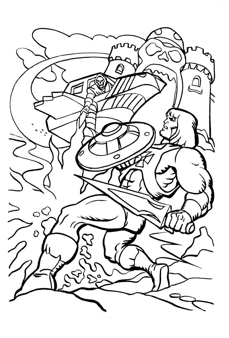 750x1105 James Eatock Presents The He Man And She Ra Blog! Coloring Book