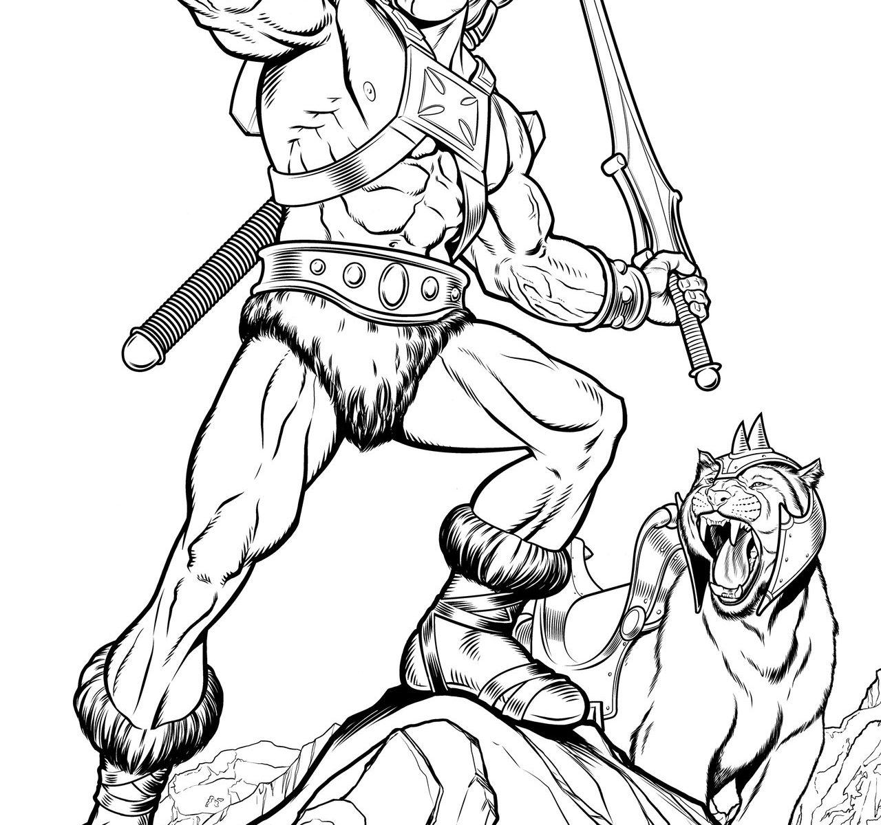 1280x1200 Best Coloring Book Pages Of The Motupop Universe Images He Man