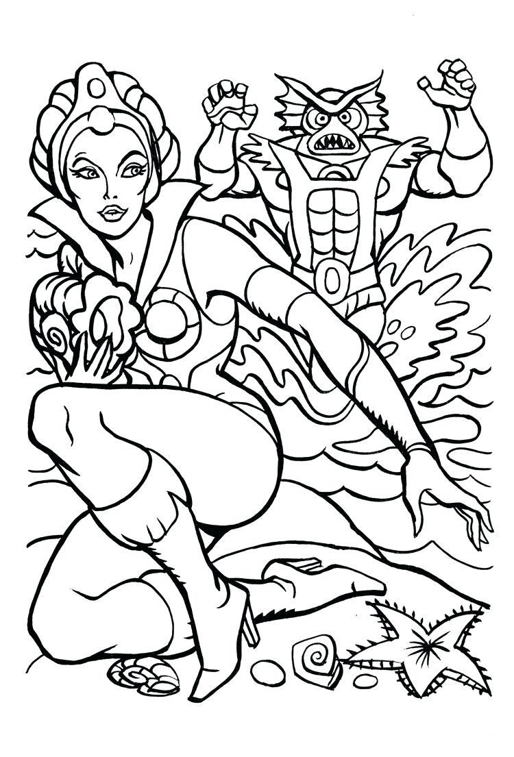 750x1105 Coloring Page He Man Pages Book 4 Attacks Pixels Pacman