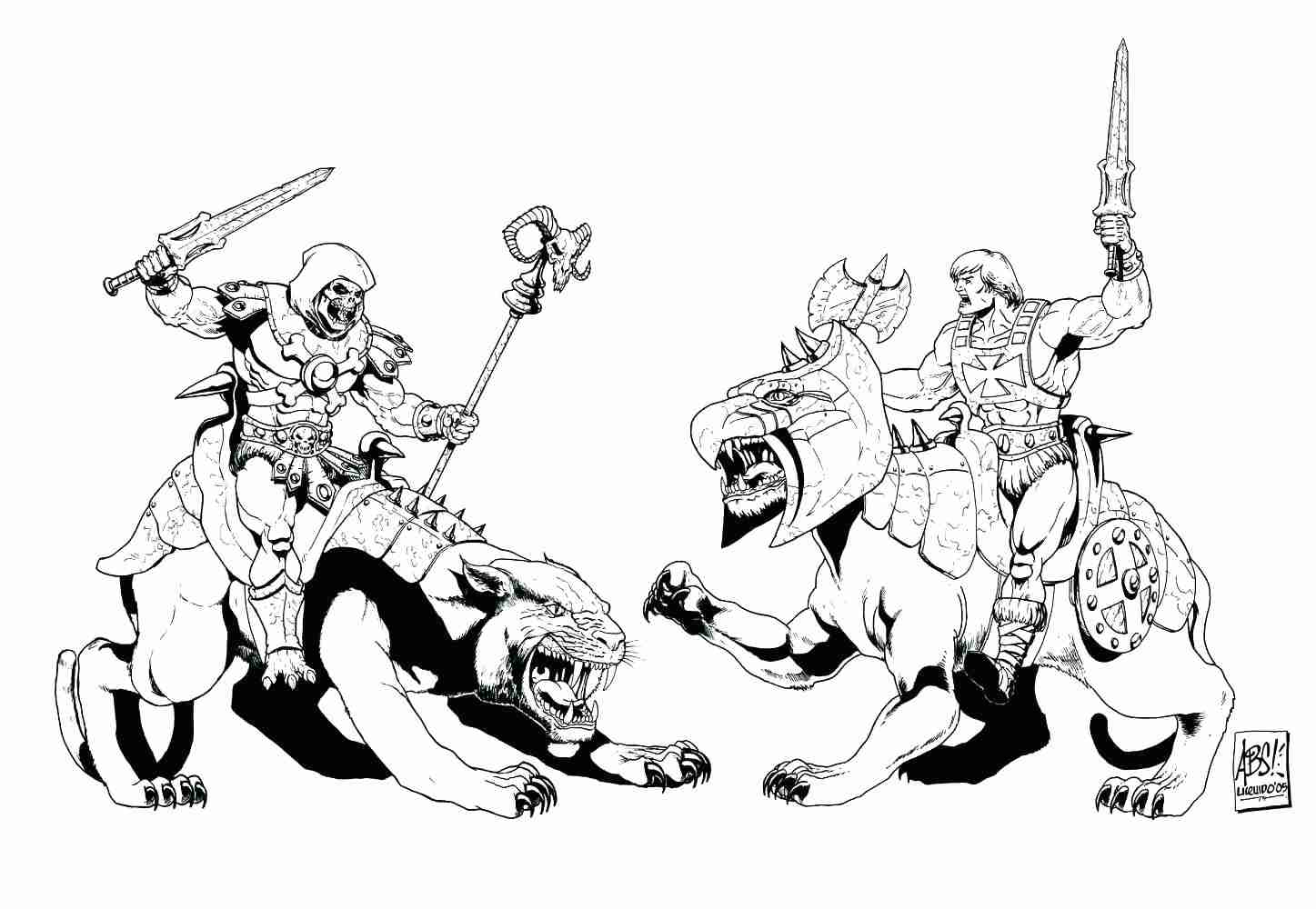 1447x1000 He Man Coloring Pages Olegratiy