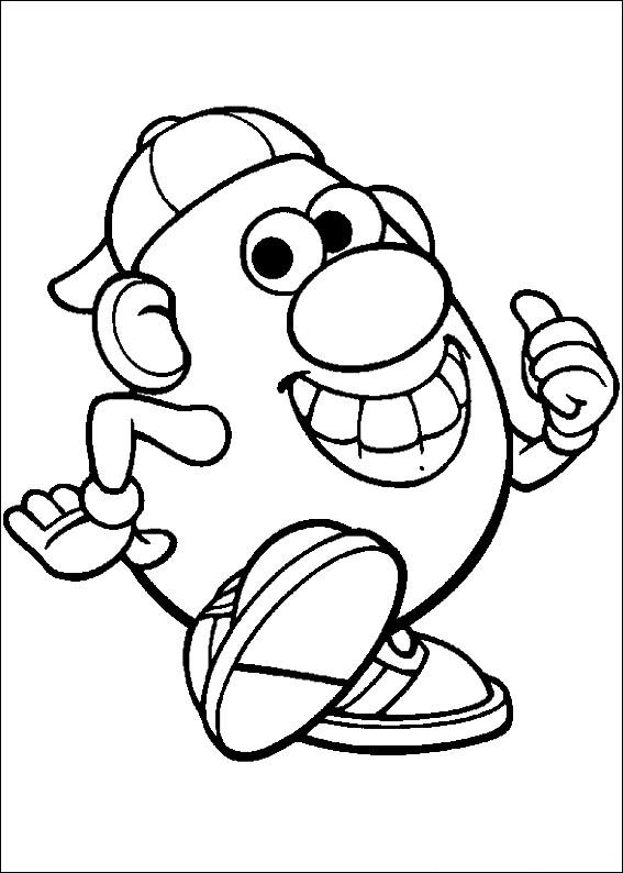 567x794 Kids N 57 Coloring Pages Of Mr. Potato Head