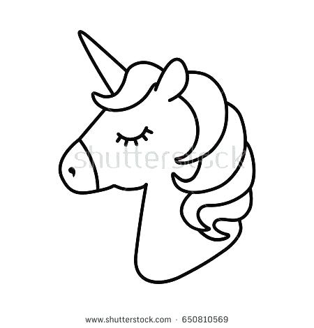 450x470 Unicorn Head Coloring Pages Unicorn Head Coloring Pages As Well As