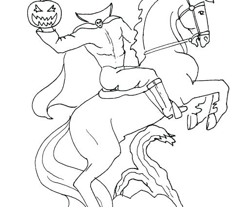 511x425 Headless Horseman Coloring Pages Coloring Picture Of A Horse Mare