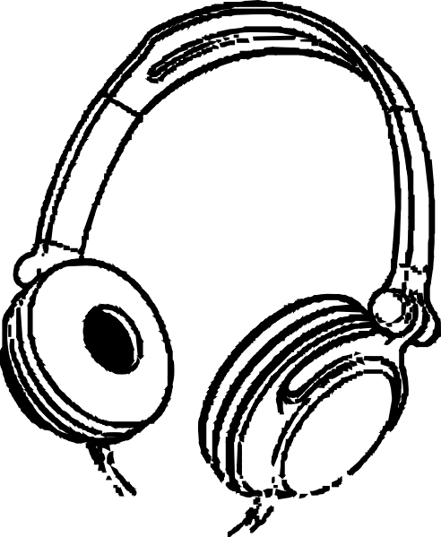 492x599 Headphones Clip Art