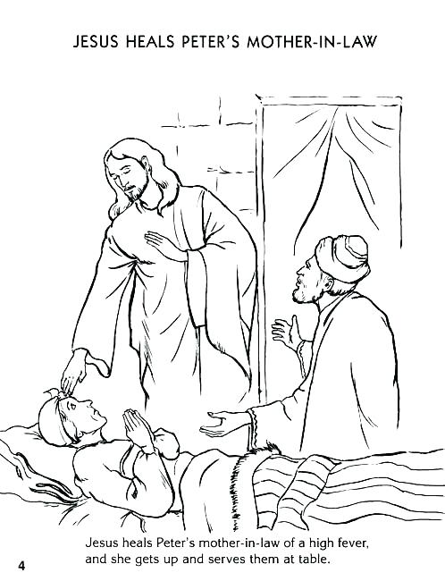 498x650 Jesus Heals The Paralytic Coloring Page Heals Coloring Page Heals