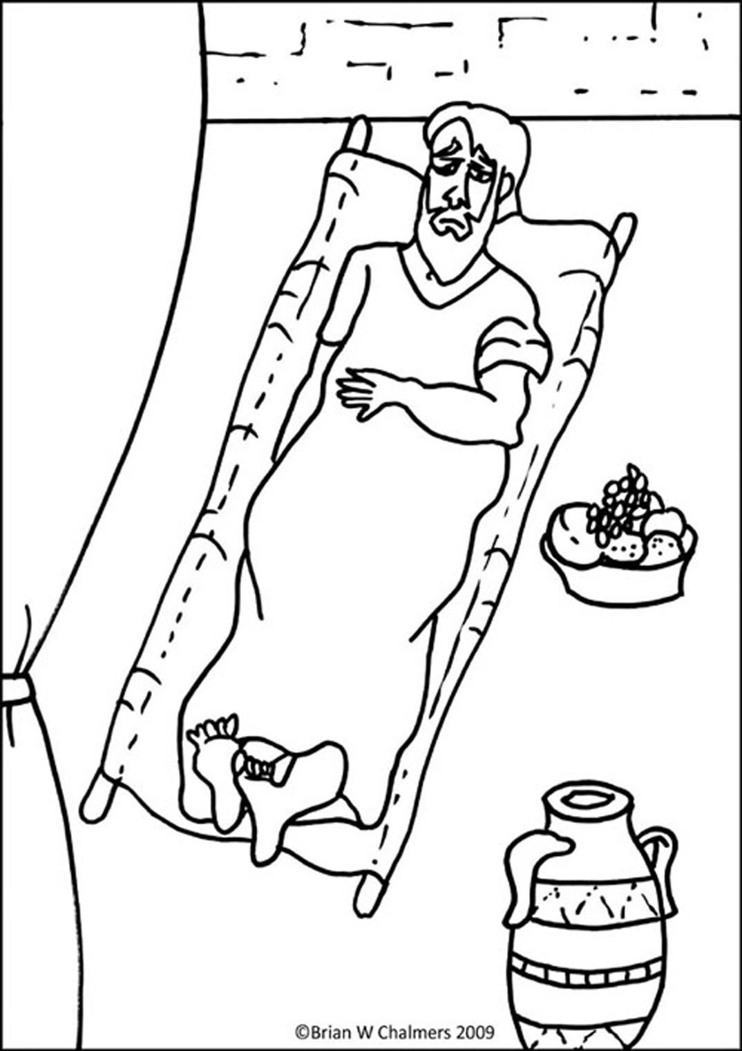 1074x1521 The Best Coloring Pages Of Jesus Heals Paralytic Pics Ideas