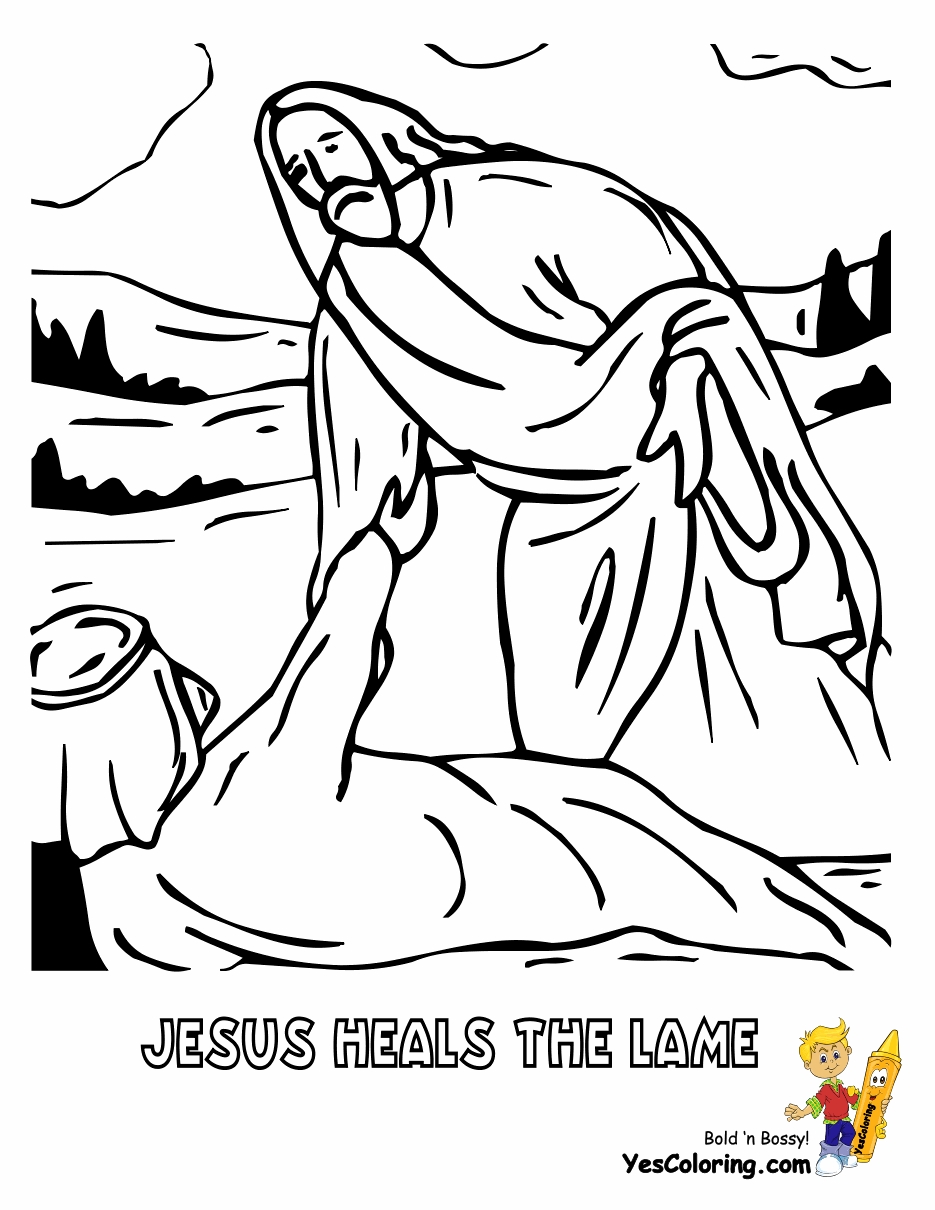 935x1210 Unique Jesus Healing The Sick Free Coloring Pages Collection