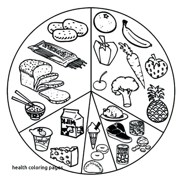 600x600 Healthy Coloring Pages Healthy Eating List Of Eating Healthy Food