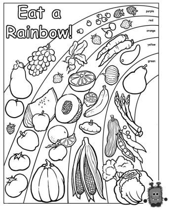 342x433 Image Result For Thank You Healthy Food Coloring Page Summer Fun