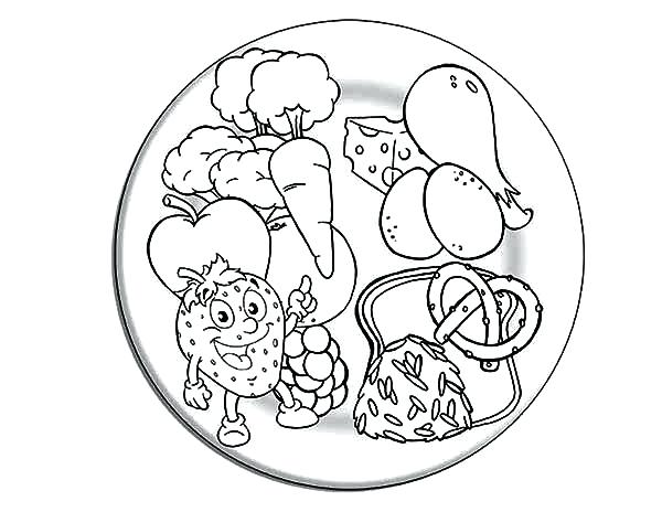 600x464 Fitness Coloring Pages Coloring Pages Of Healthy Foods Wondrous