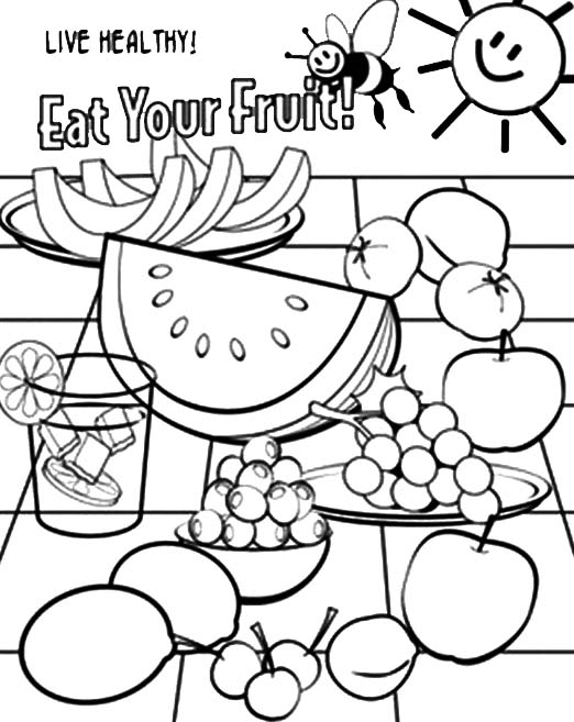 522x657 Fresh Fresh Health Coloring Pages
