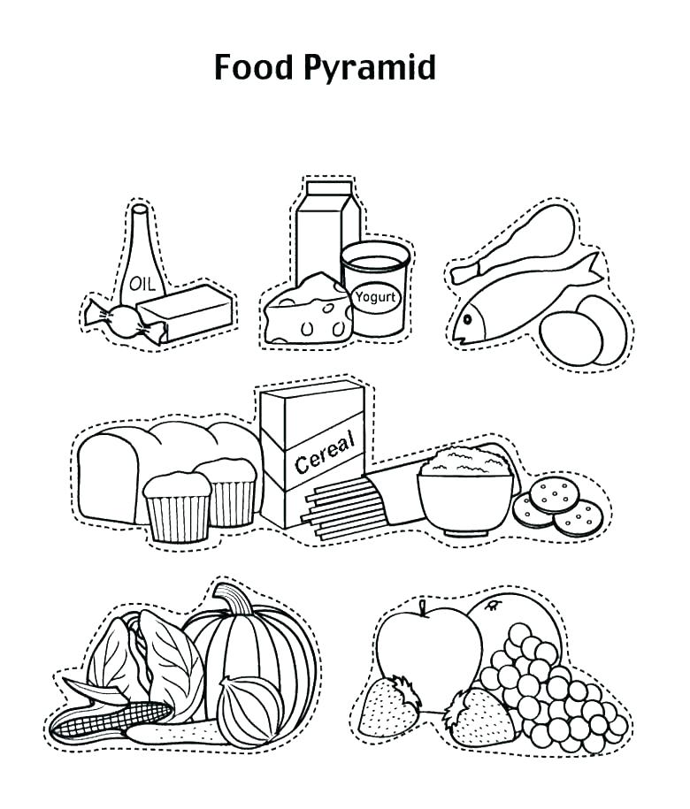 780x915 Healthy Food Coloring Page Pyramid Coloring Pages Healthy Food