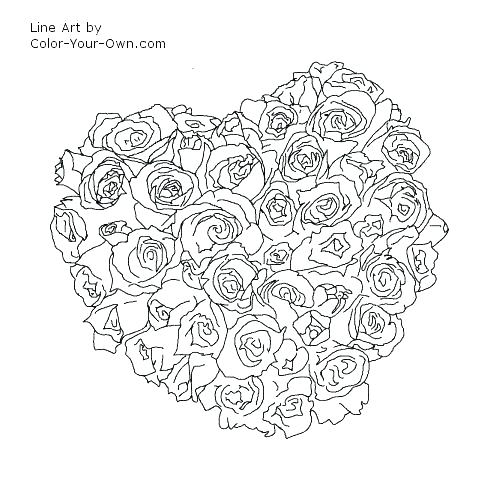 Heart Color Page Hearts And Roses Coloring Pages Good Roses 500x500 Heart Color Page Hearts And Roses Coloring Pages Good Roses