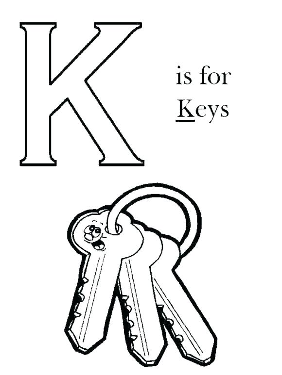 Lock And Key Coloring Page Professional 580x773 Lock And Key Coloring Page Professional