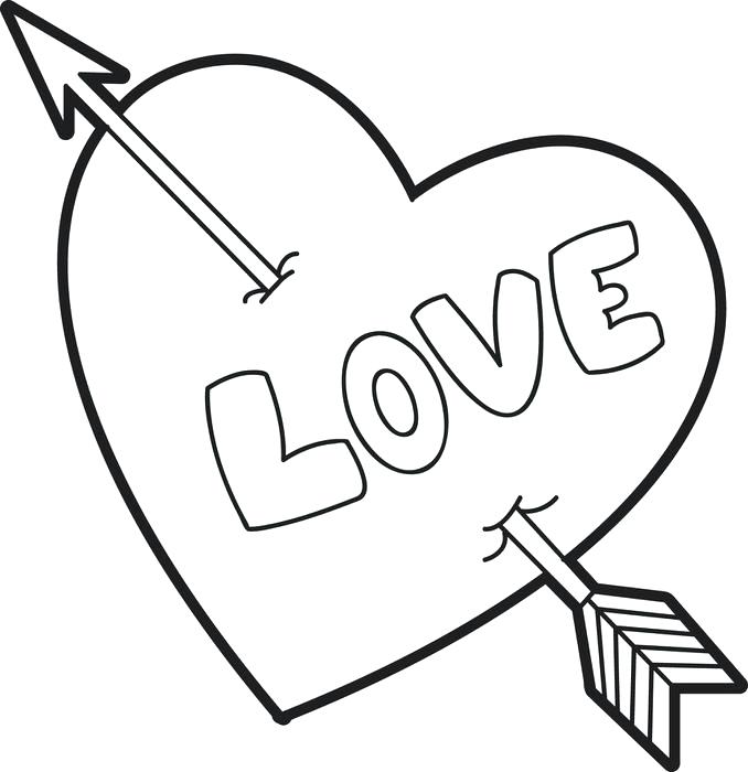 678x700 Valentines Day Hearts Coloring Pages Heart Coloring Pages Free