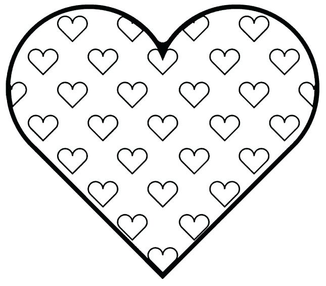 645x565 Heart Pictures Coloring Pages Heart Coloring Pages To Print Out