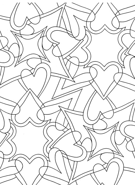 562x770 Sample From Dover Publication's Book Heart Designs. We Really