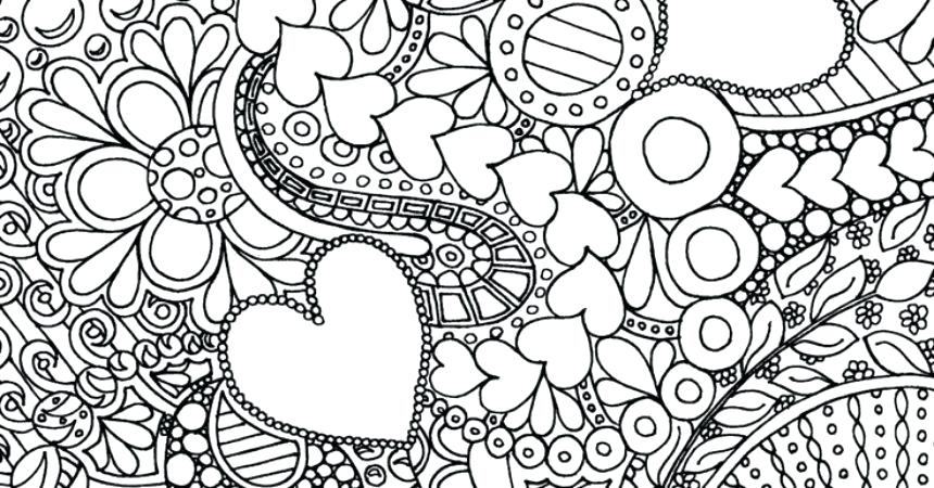 860x450 Design Color Pages Heart Design Coloring Pages Free Printable