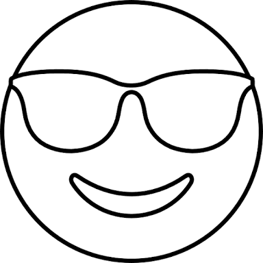 384x384 Heart Eyes Emoji Coloring Pages