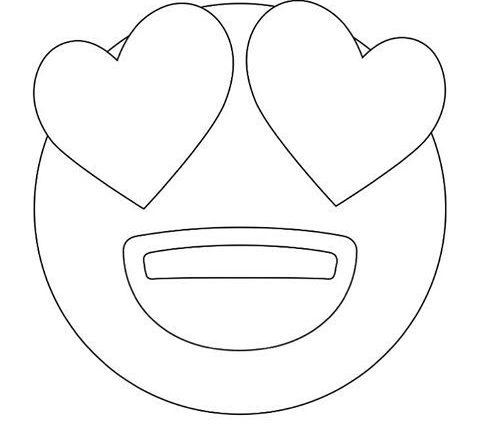 Heart Eyes Emoji Coloring Pages Emoji Coloring Pages Heart Eyes 480x425 Heart Eyes Emoji Coloring Pages Emoji Coloring Pages Heart Eyes