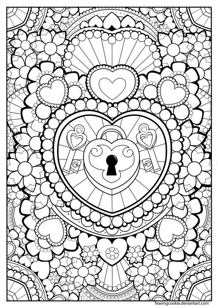 Heart Locket Coloring Pages 736x1040 Heart Locket Coloring Pages