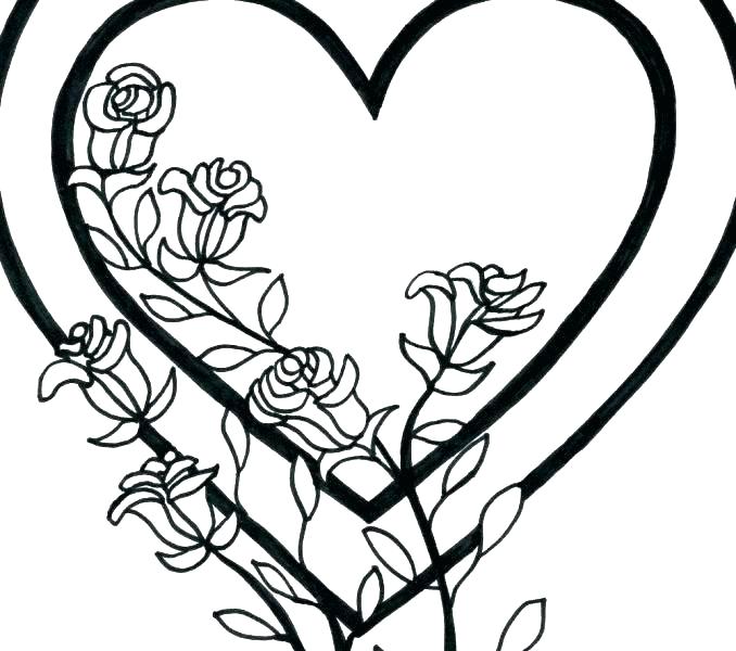 Heart Pattern Coloring Pages at GetColorings.com | Free printable ...