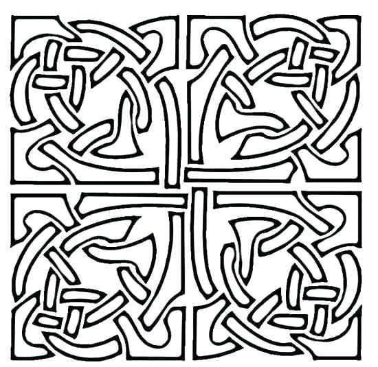 550x535 Mosaic Coloring Pages To Print Coloring Pages Patterns Printable