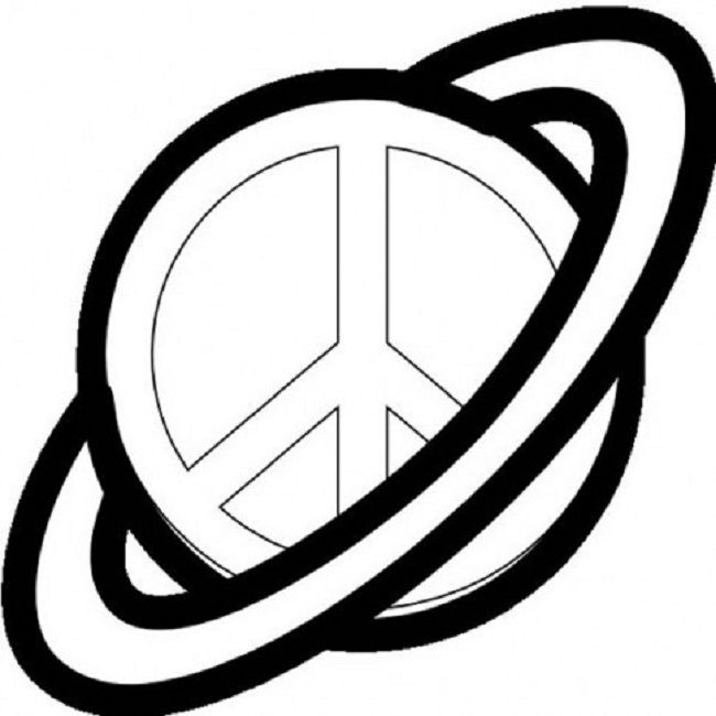 Peace Sign Clipart Colouring Page 650x650 Peace Sign Clipart Colouring Page