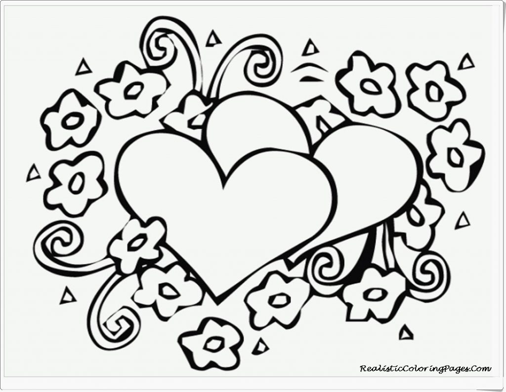 Heart Coloring Pages To Print Out Deeptown Club 1024x794 Heart Coloring Pages To Print Out Deeptown Club